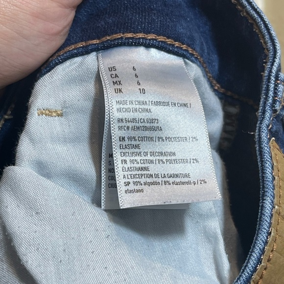 💙🆕American eagle blue Jean shorts size 6 - Picture 4 of 4